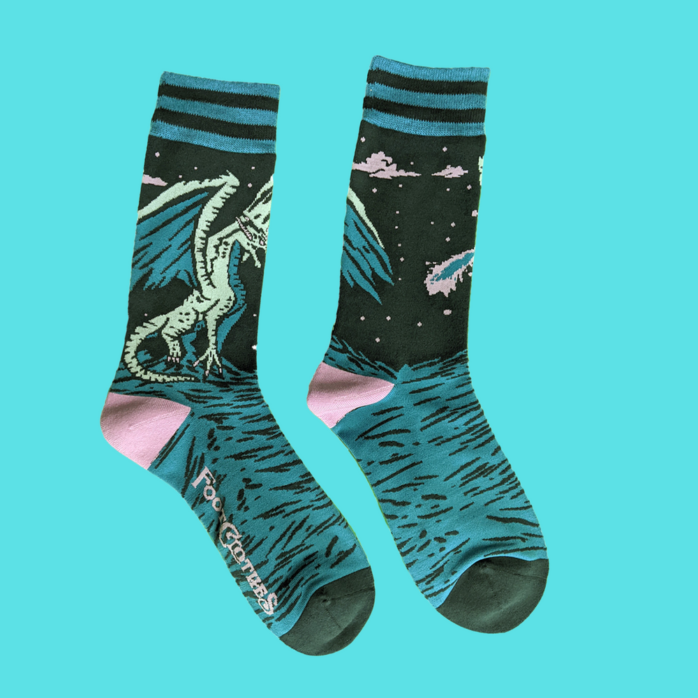 Evil AF Dragon Socks