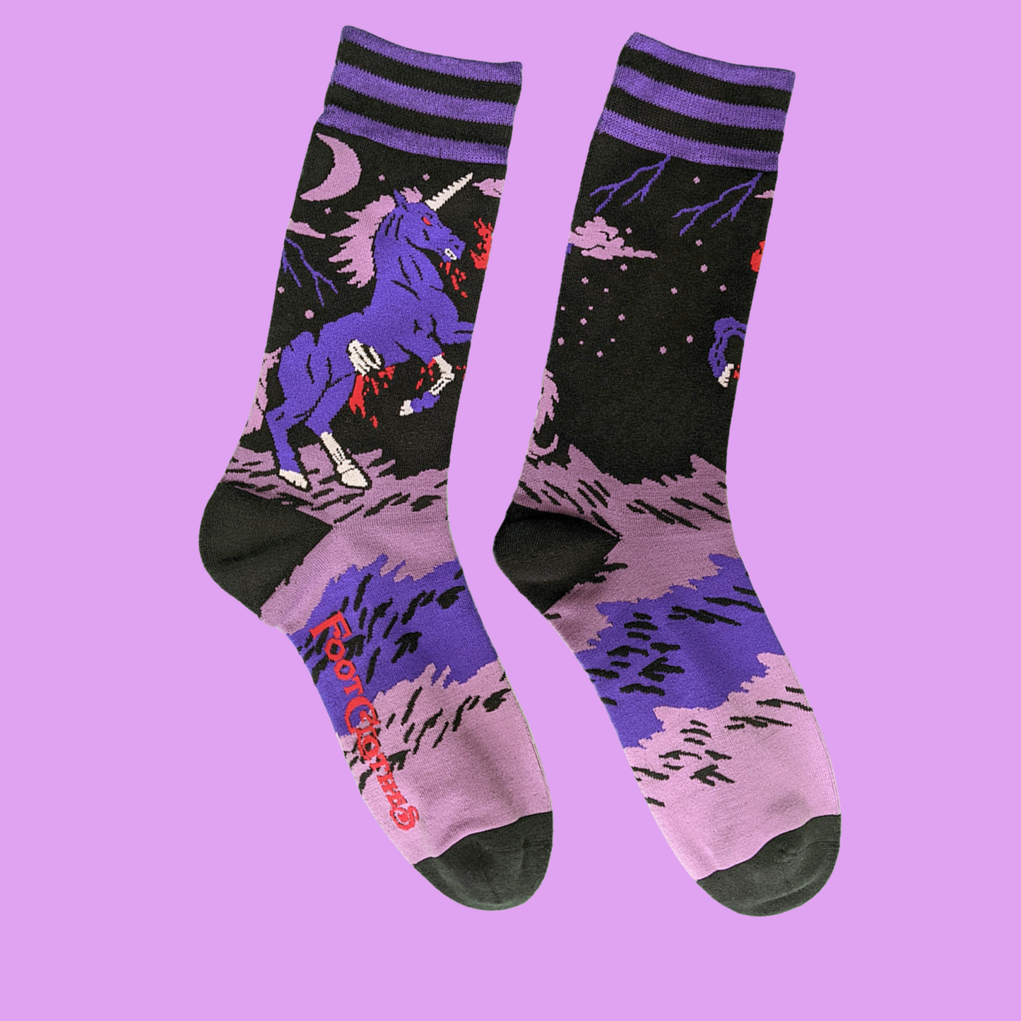 Evil AF Unicorn Socks