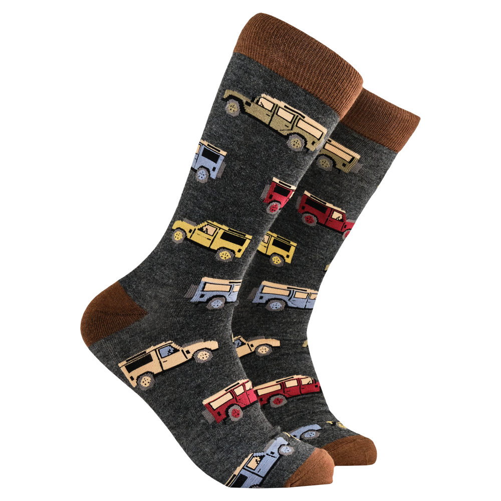 Vintage Car Socks - Off Roader Bamboo