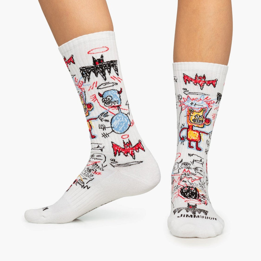 
                      
                        Basquiat Batman Athletic Socks
                      
                    