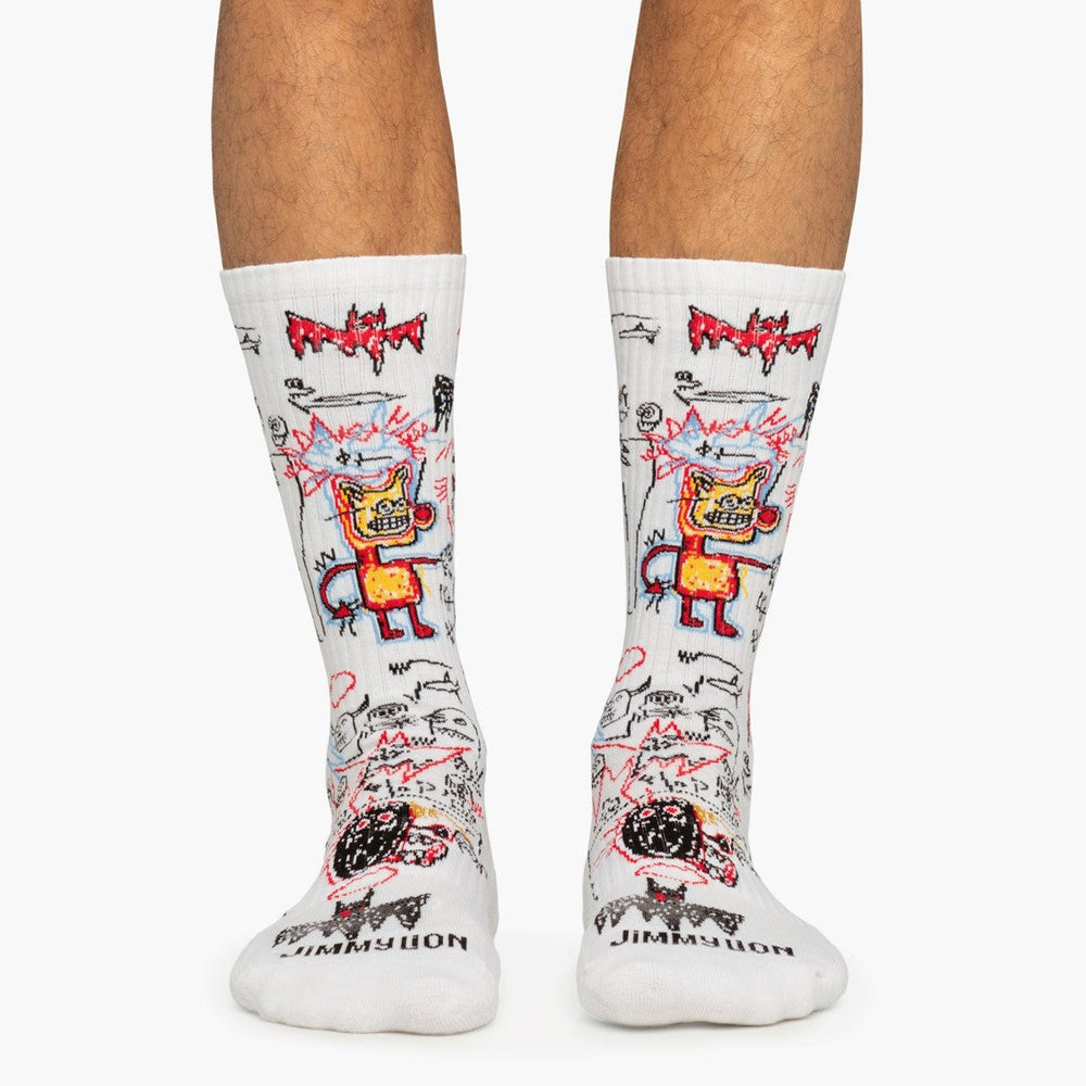 
                      
                        Basquiat Batman Athletic Socks
                      
                    