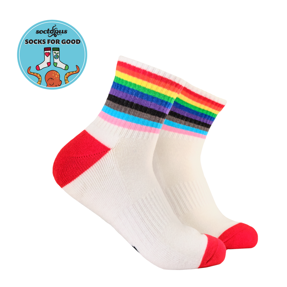 Pride Quarter Athletic Socks