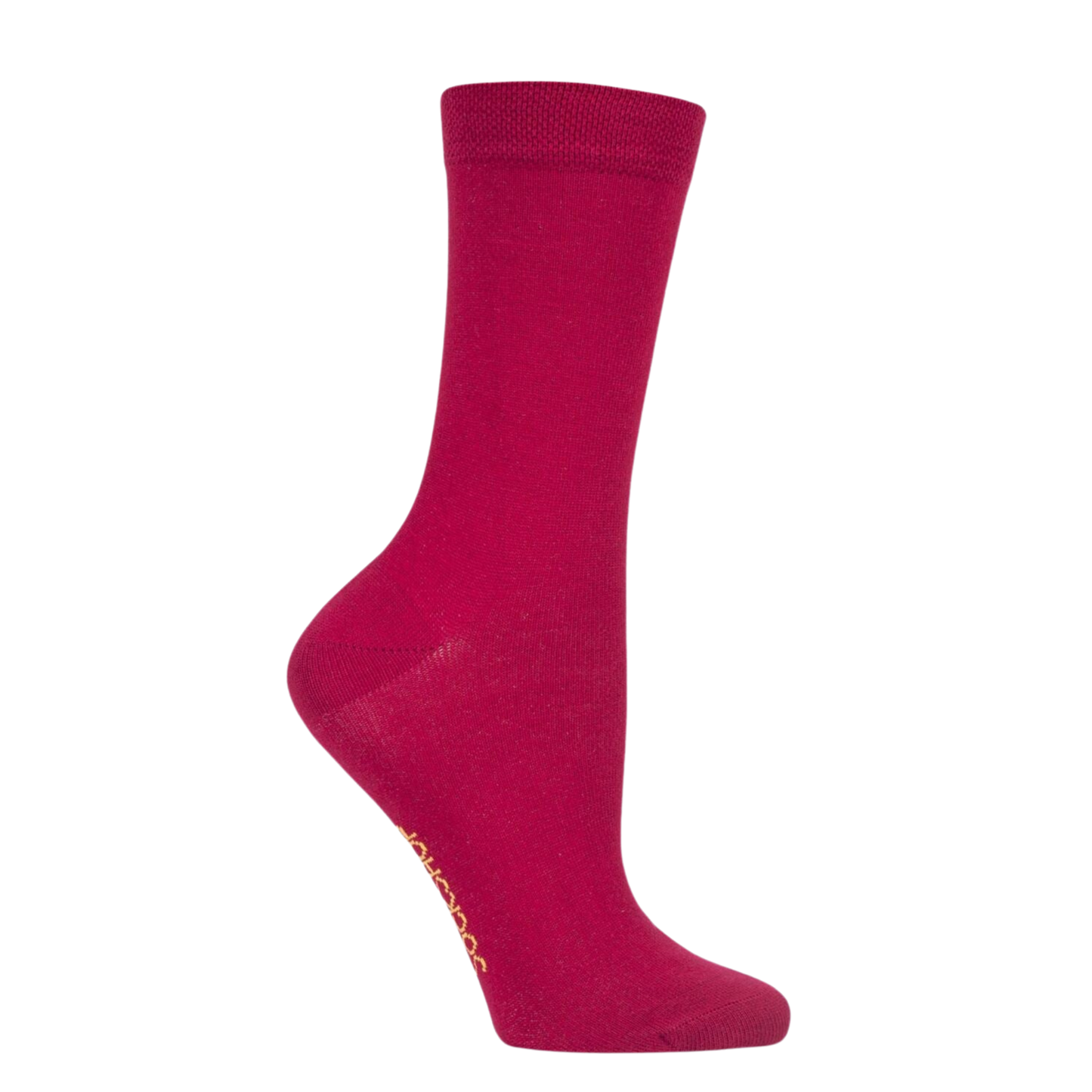 Rainbow Bamboo - Red - Raspberry Beret. A pair of red bamboo socks. 