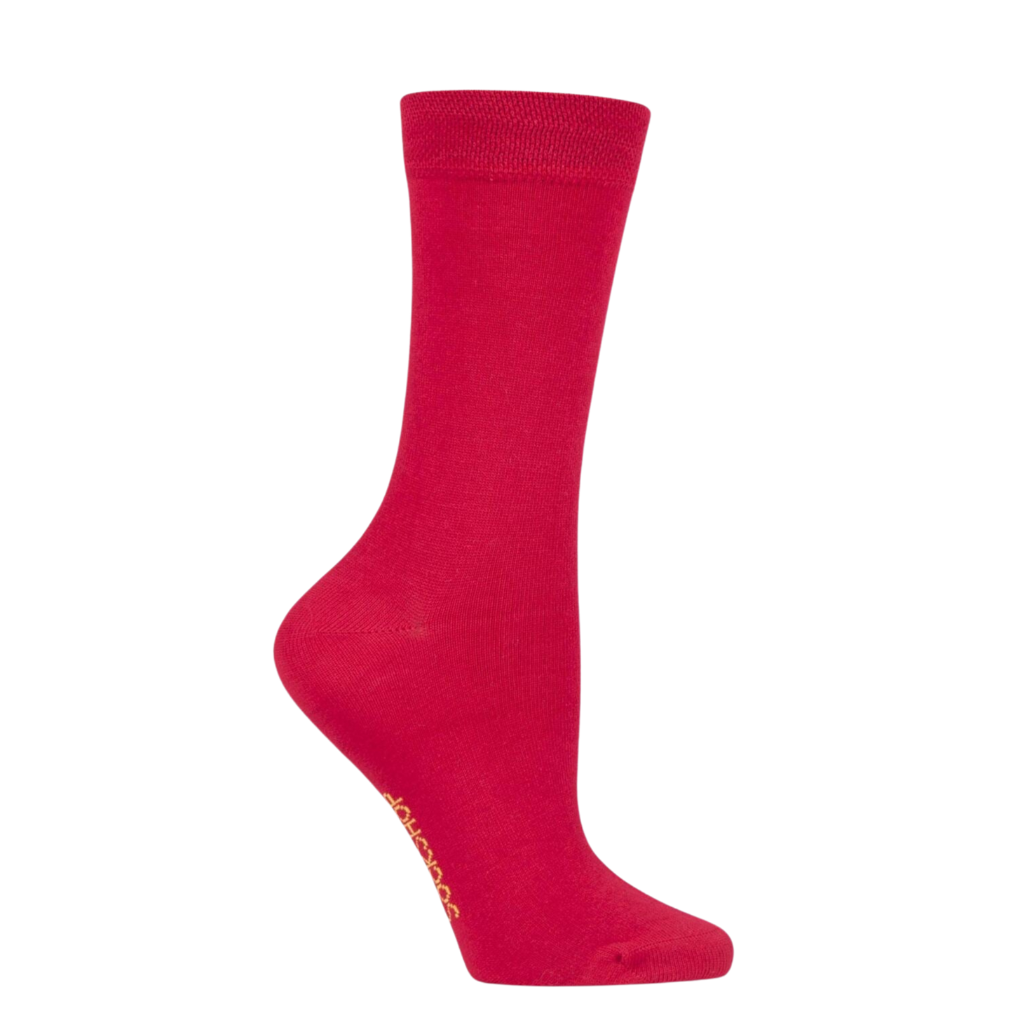 
                  
                    Rainbow Bamboo - Bright Red - Redder Than Red. A pair of bright red bamboo socks. 
                  
                