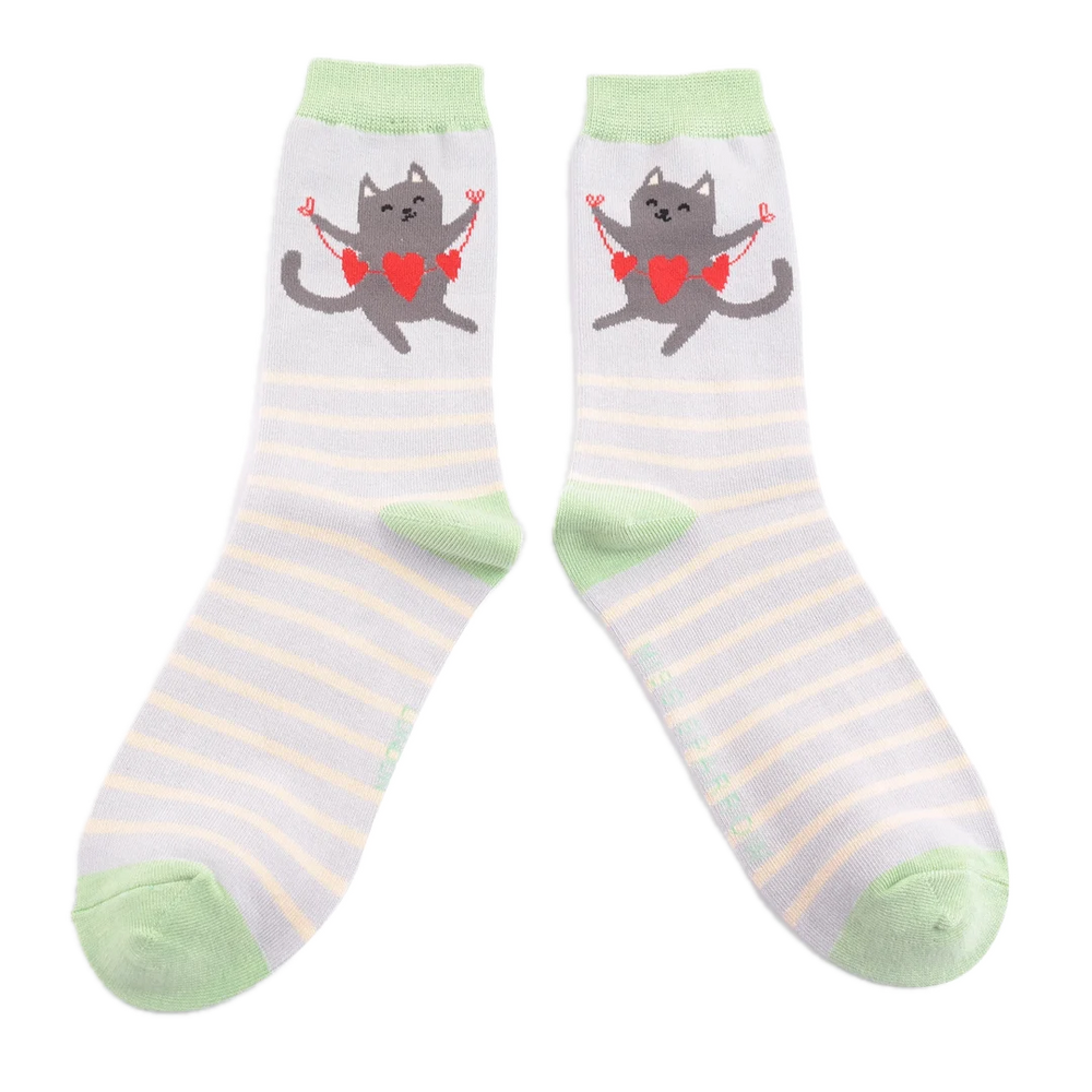 
                      
                        Lovely Cats Bamboo Socks - Miss Sparrow
                      
                    