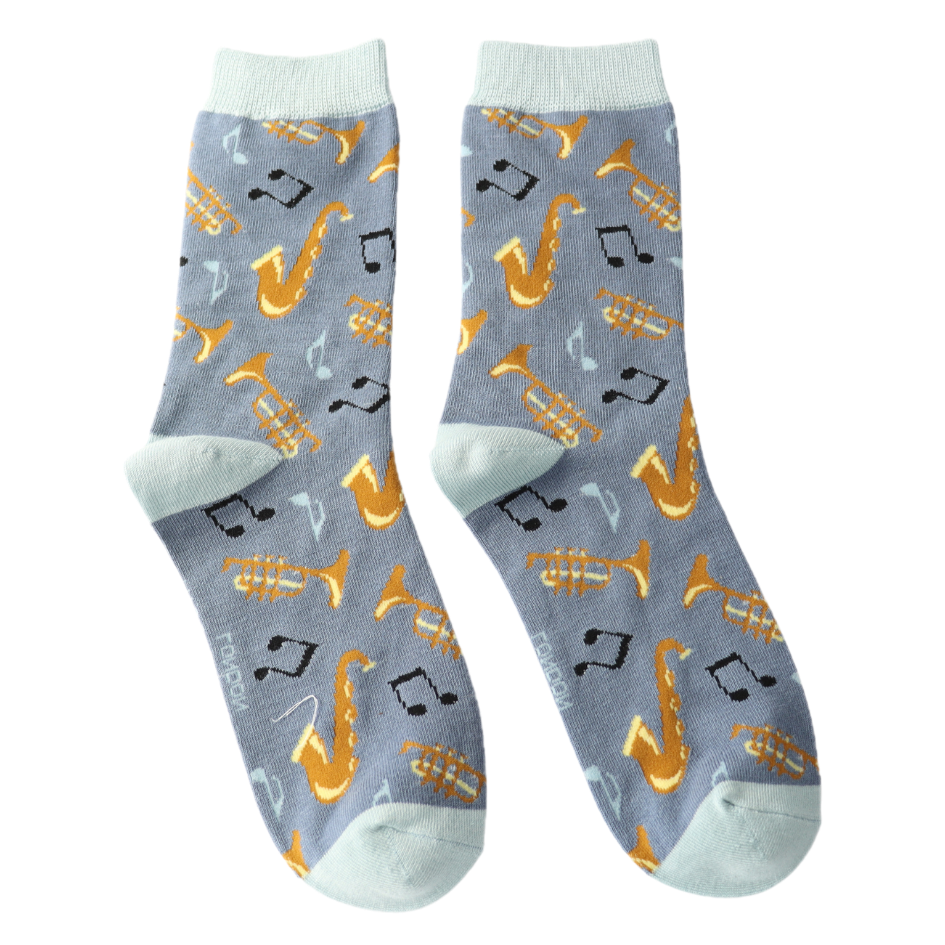 Brass Band Bamboo Socks - Miss Sparrow