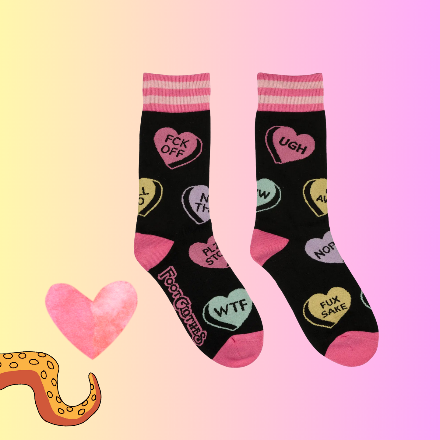 Heartbreaker Crew Socks