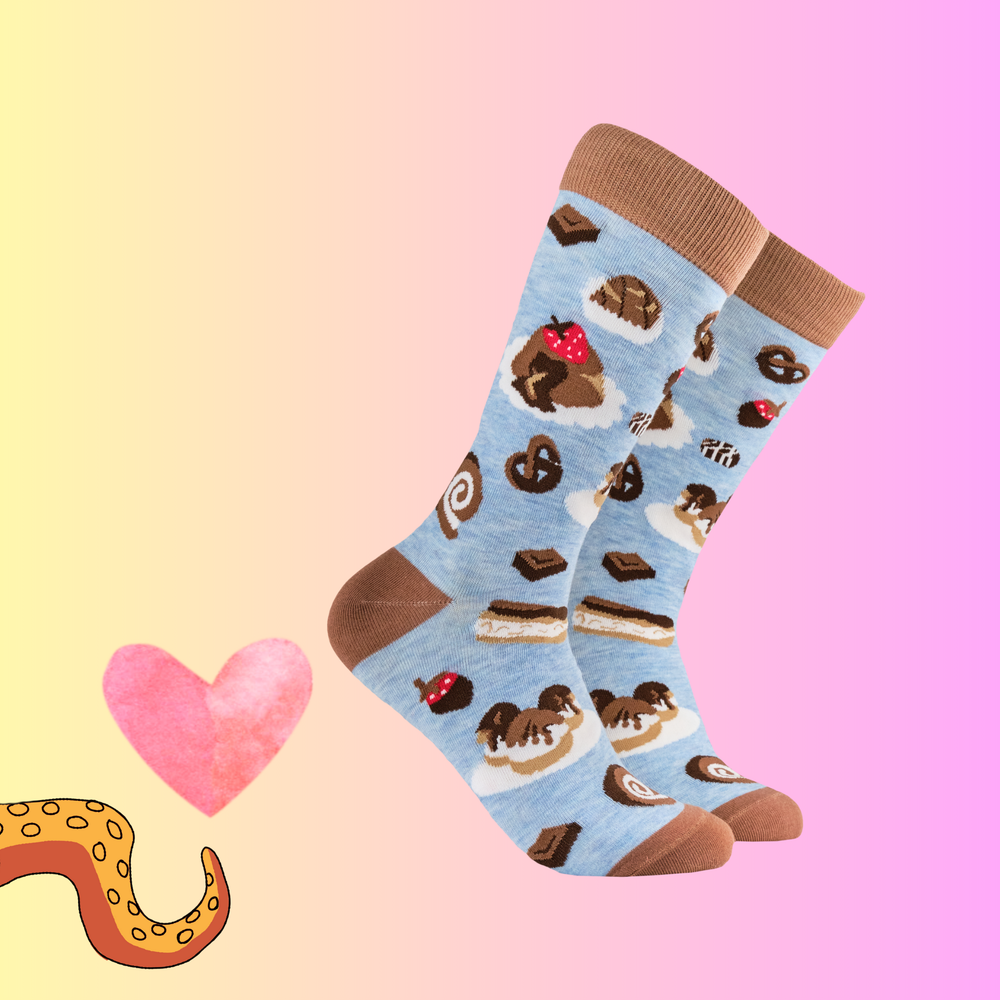 Chocolate Socks - Choc-Aholic