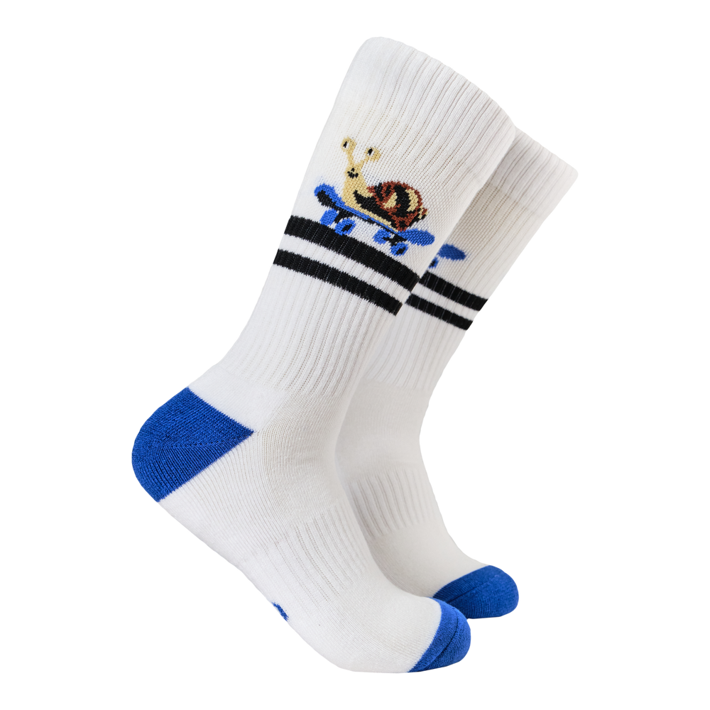 Snail Socks - Skateboarder Snail Athletic