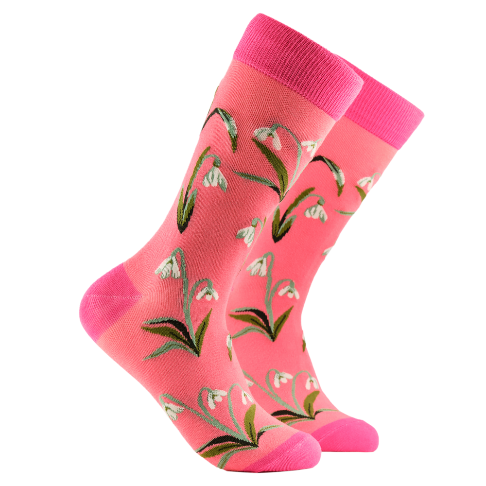 Snowdrop Floral Bamboo Socks