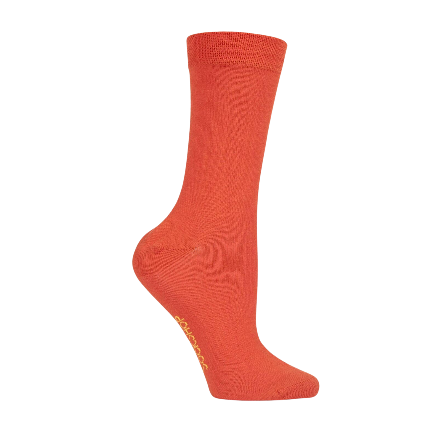 Rainbow Bamboo - Orange - Tangerine Dream. A pair of orange bamboo socks. 