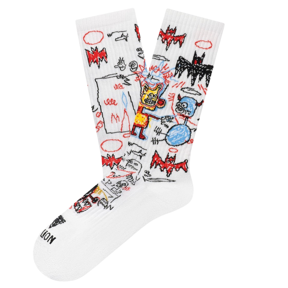 Basquiat Batman Athletic Socks