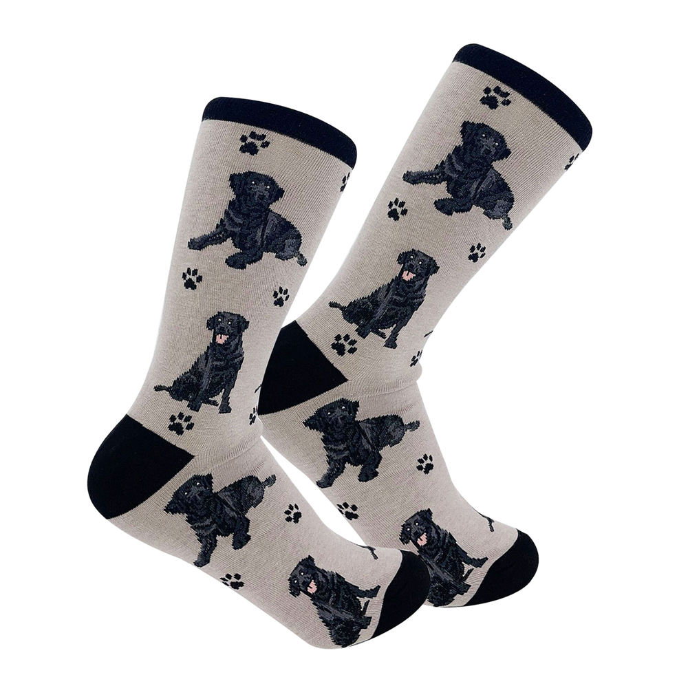 Black Labrador Dog Full Body Socks