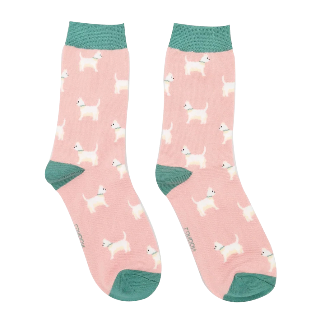 Cute Scottie Bamboo Socks