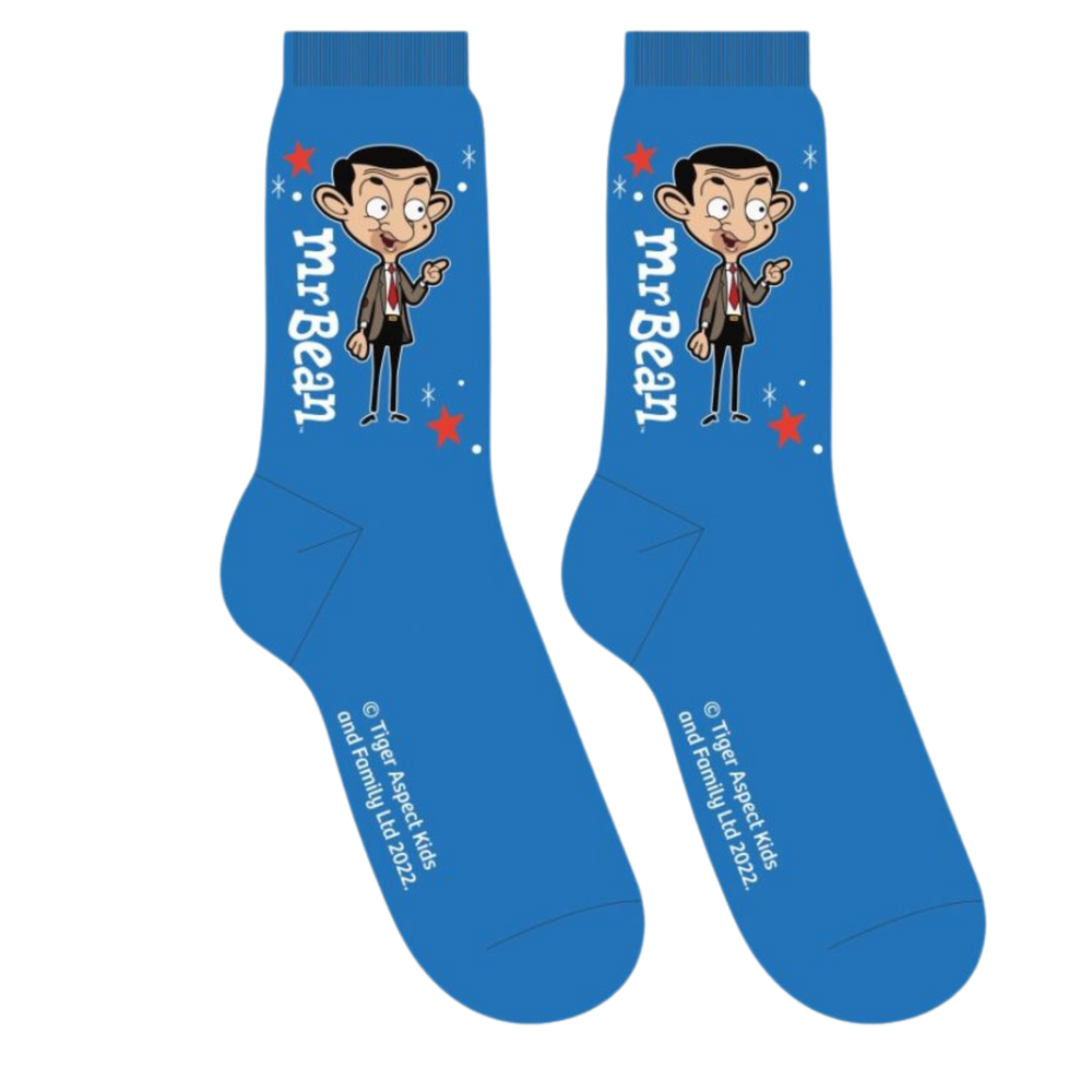 Mr Bean Cartoon Socks