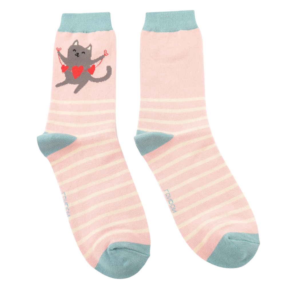 
                      
                        Lovely Cats Bamboo Socks - Miss Sparrow
                      
                    