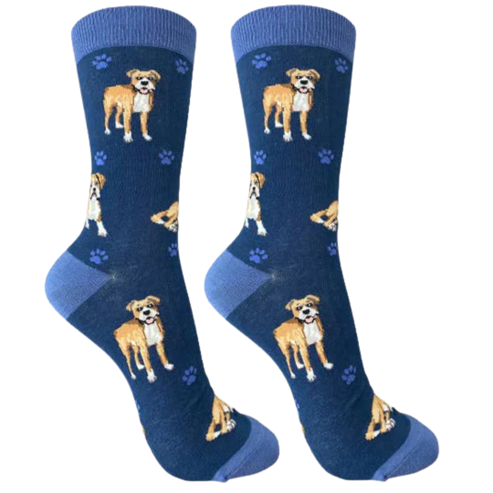 Boxer Dog Full Body Socks