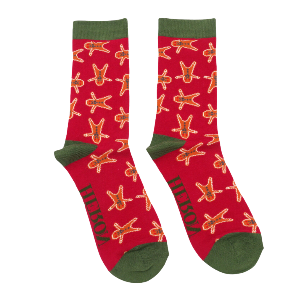 
                      
                        Gingerbread Men Bamboo Socks - Miss Sparrow
                      
                    