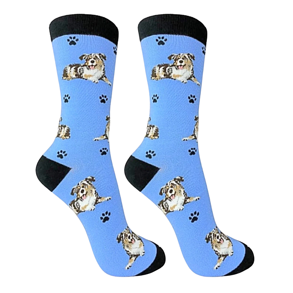 Australian Shepherd Dog Full Body Socks