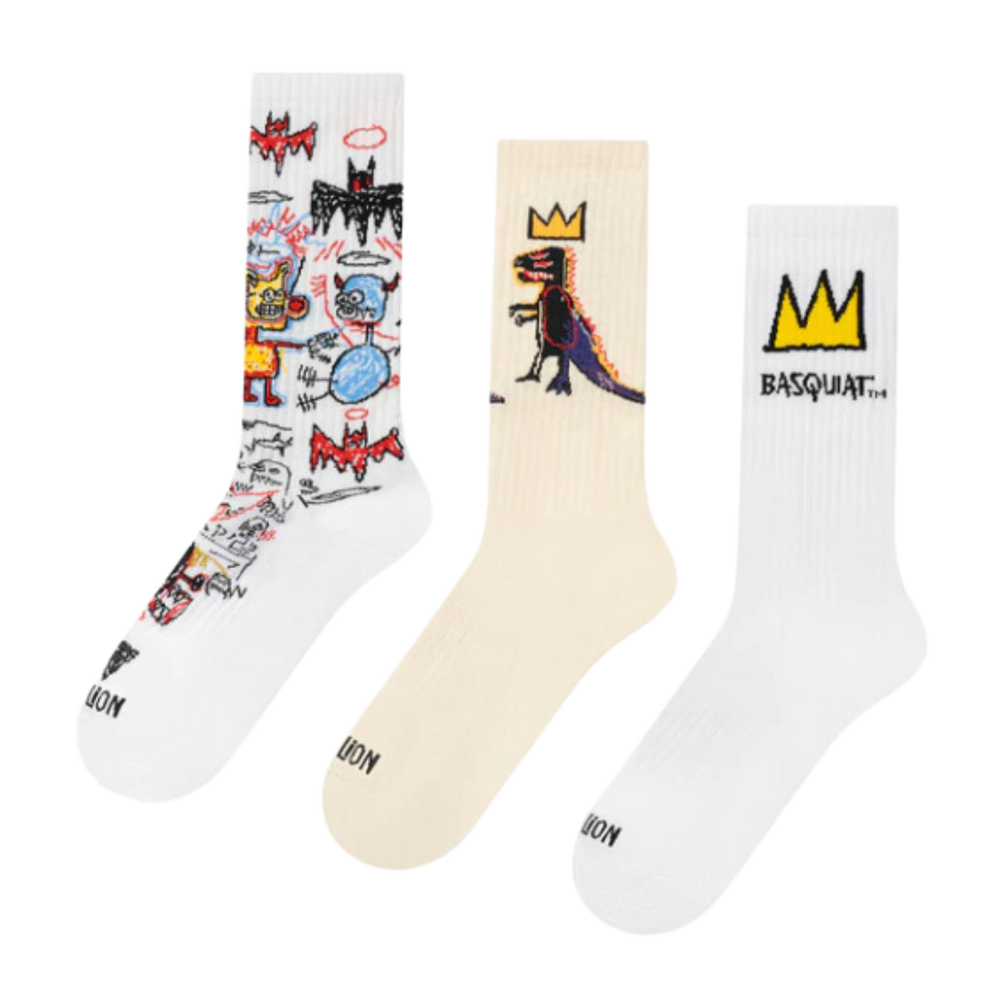 Basquiat Gift Pack Athletic Socks