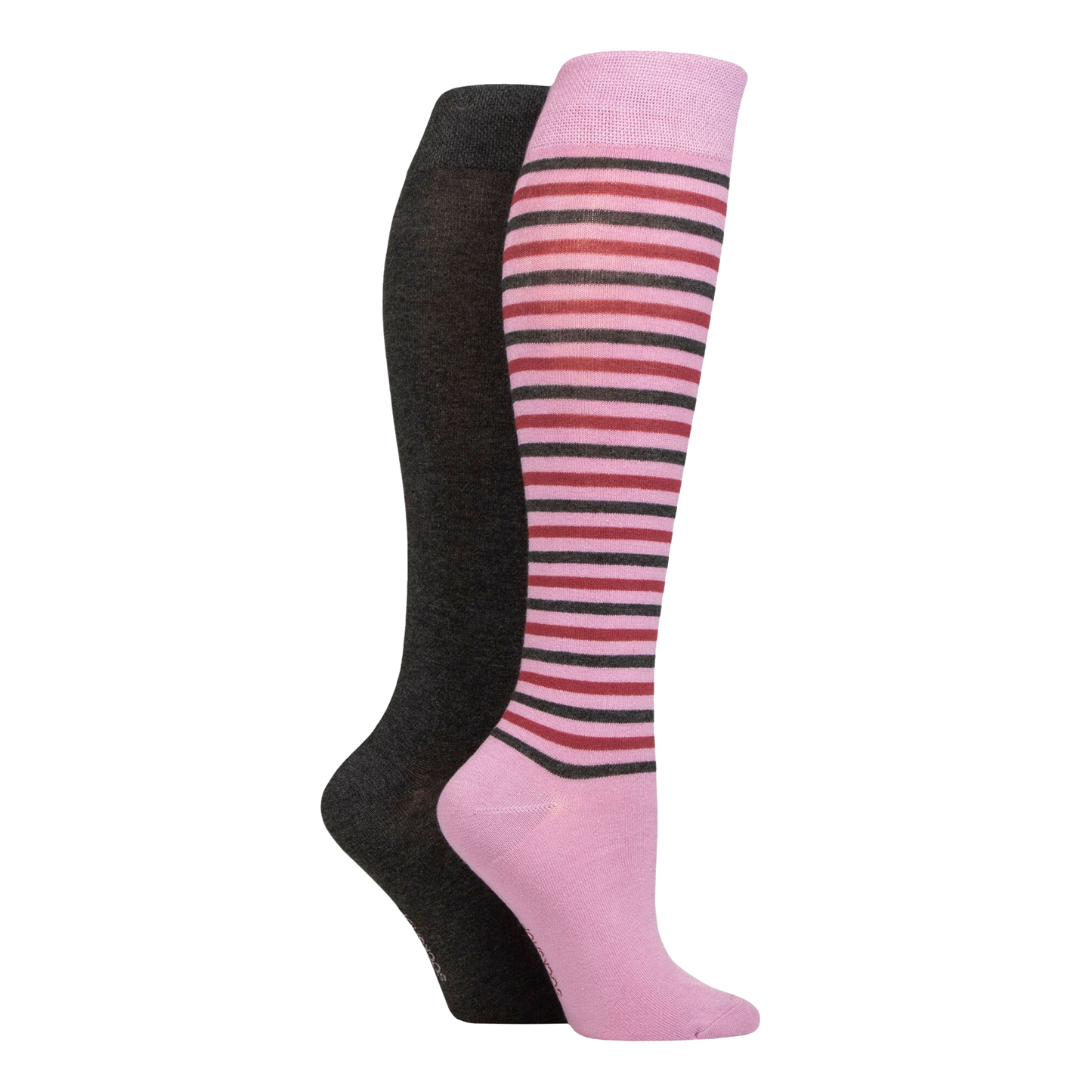 
                  
                    2-Pair Bamboo Knee High Socks
                  
                