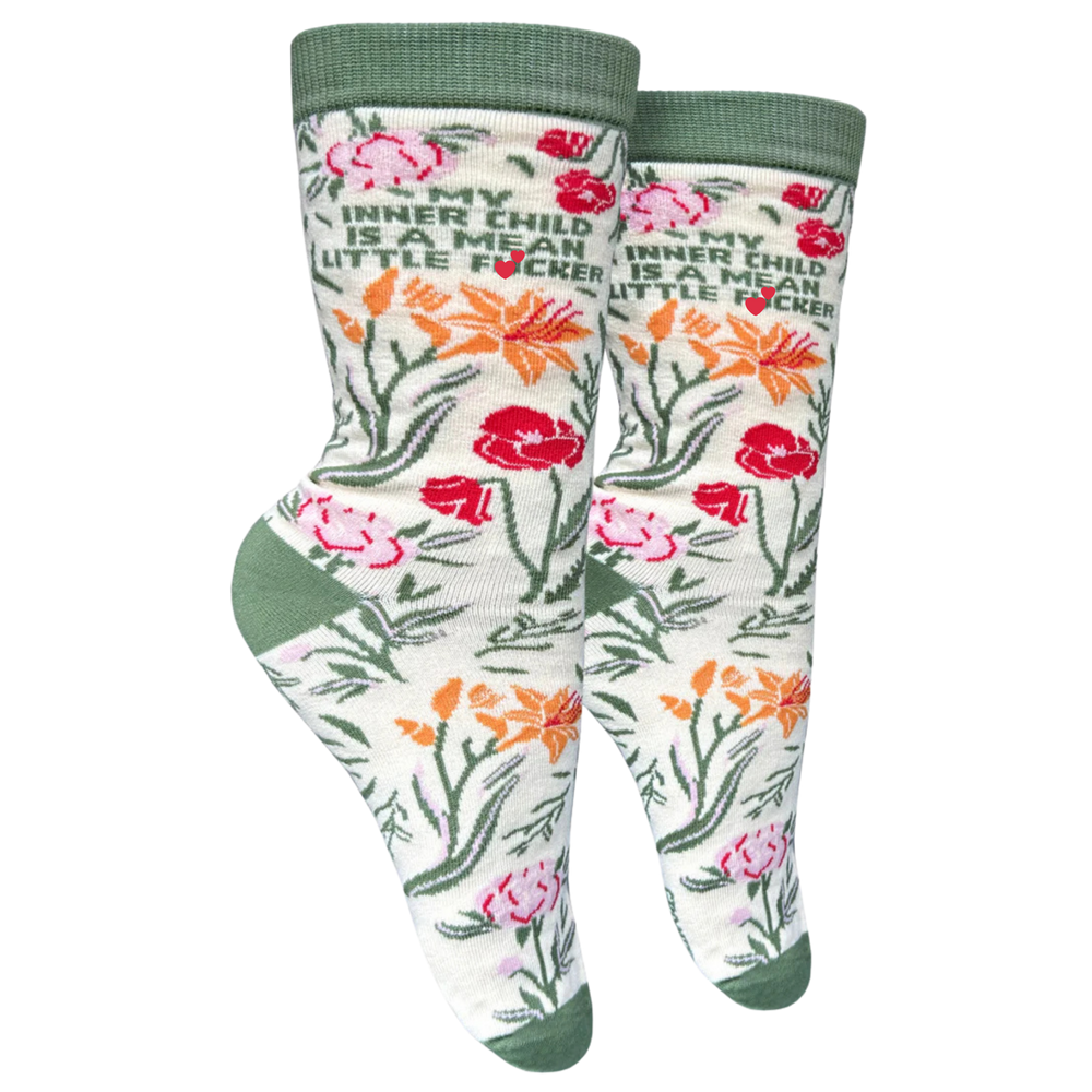 My Inner Child is a Mean F**ker Socks - Small