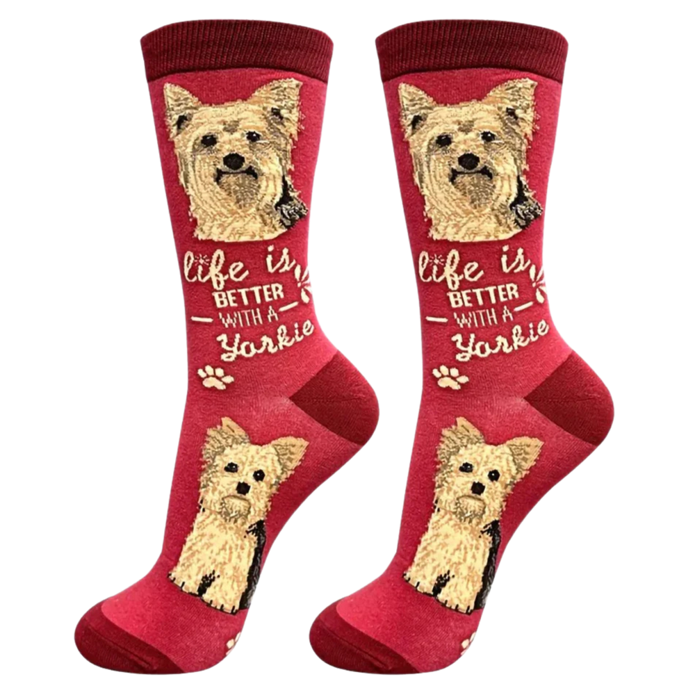 
                      
                        Life is Better With a Yorkie Dog Socks
                      
                    