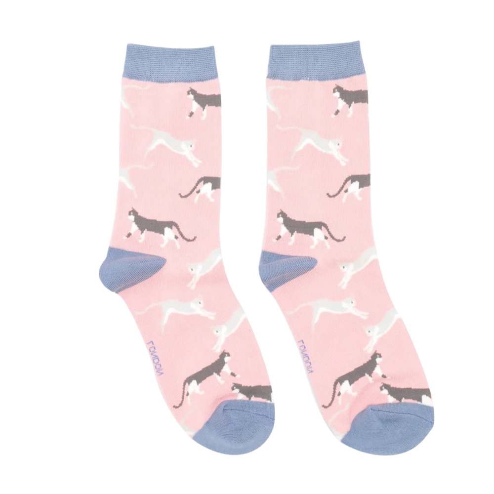 
                      
                        Wandering Cats Bamboo Socks - Miss Sparrow
                      
                    