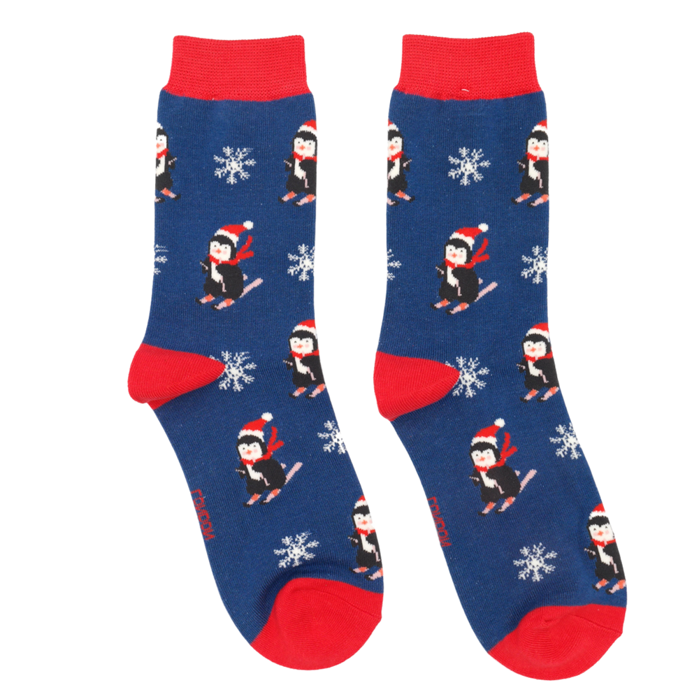 
                      
                        Skiing Penguins Bamboo Socks - Miss Sparrow
                      
                    