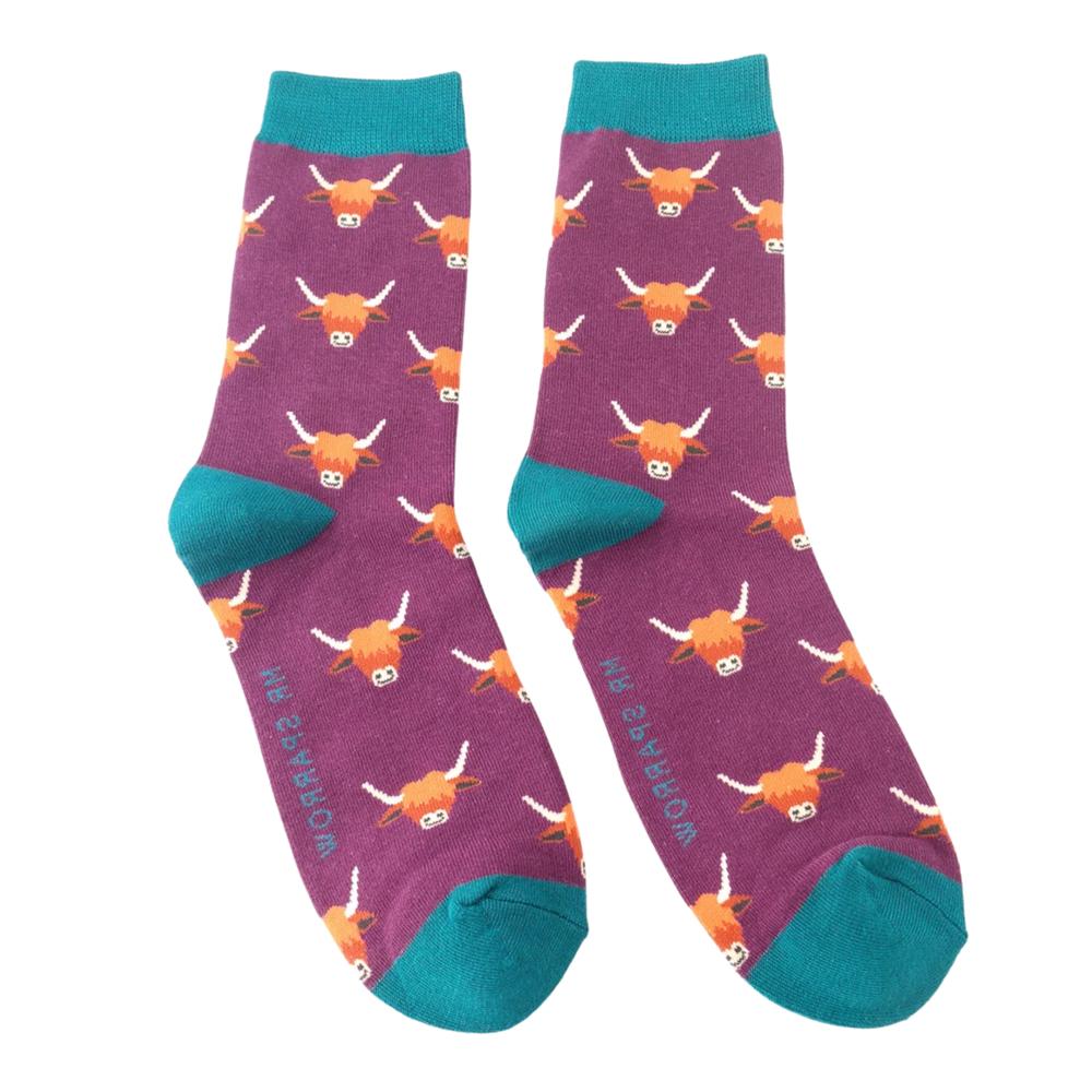 
                      
                        Highland Cows Bamboo Socks - Miss Sparrow
                      
                    