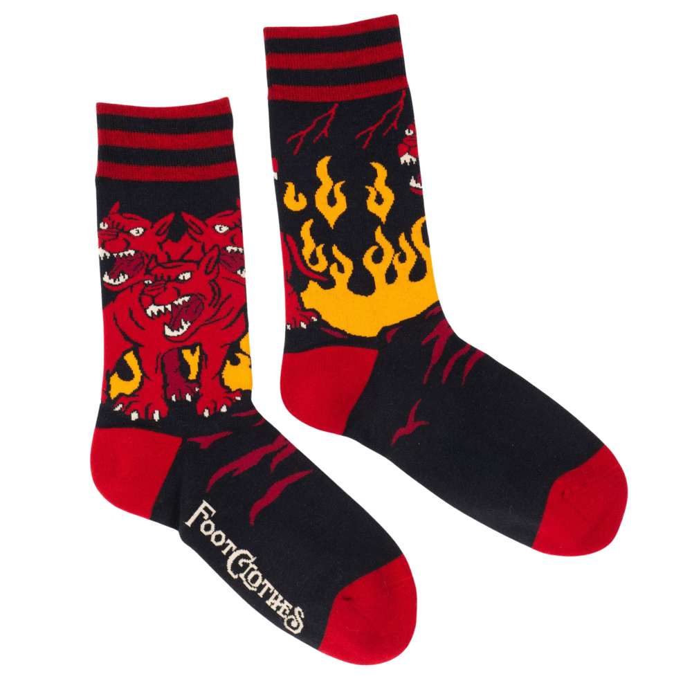 Evil AF Cerberus Socks