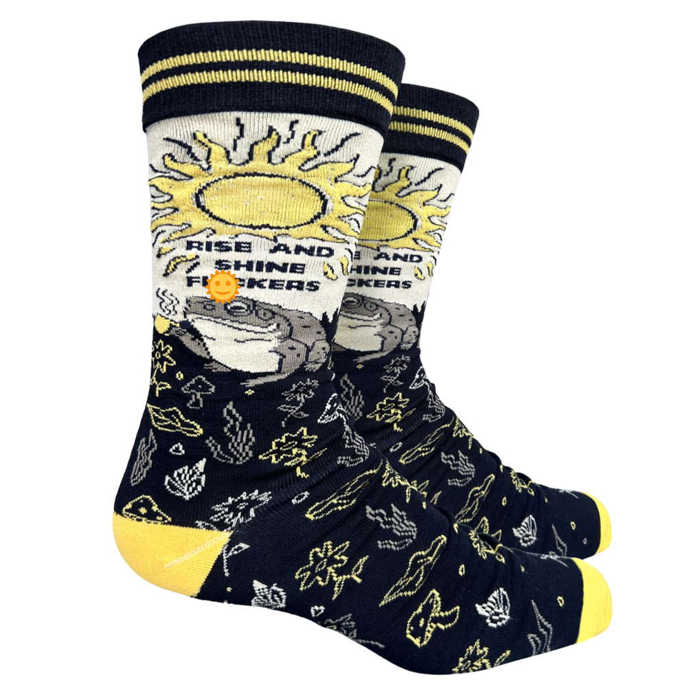 Rise and Shine F**kers Socks - Large