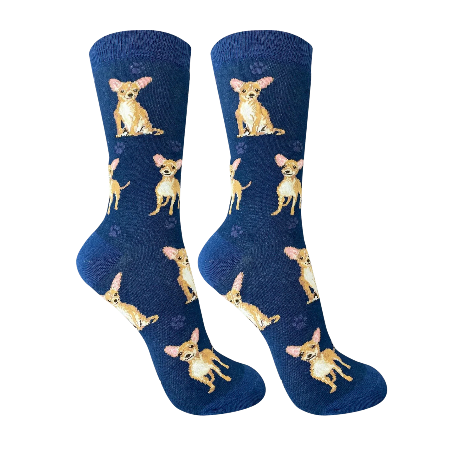 Tan Chihuahua Dog Full Body Socks