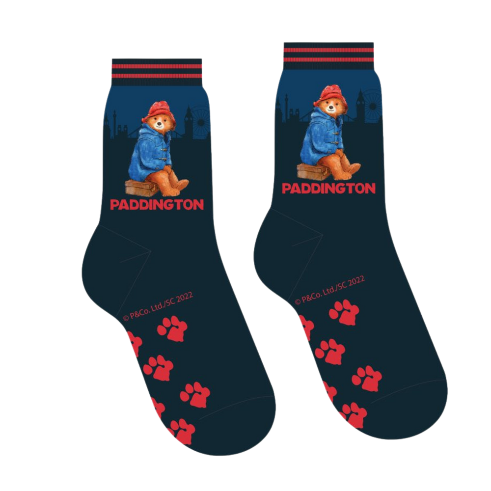 Paddington Bear Suitcase Socks