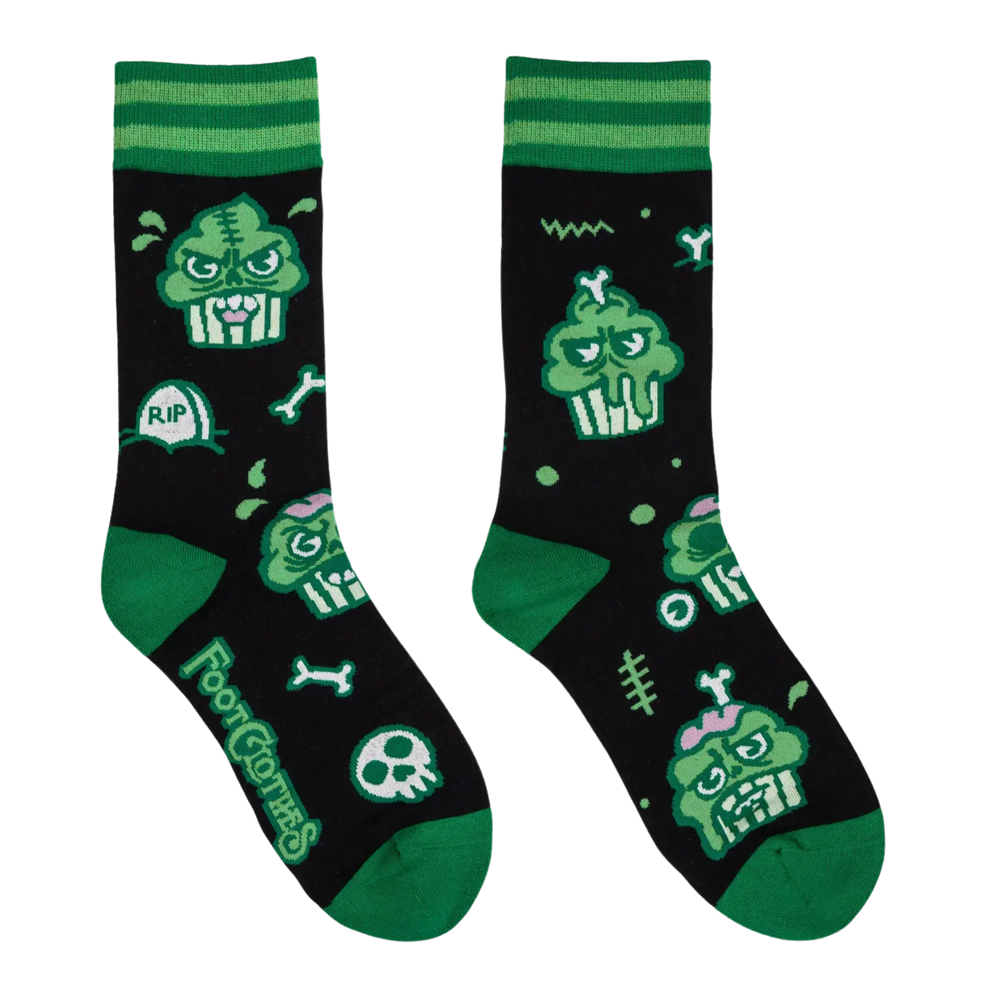 Zombie Cupcake Crew Socks