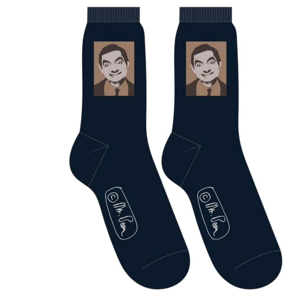 Mr Bean Face Socks