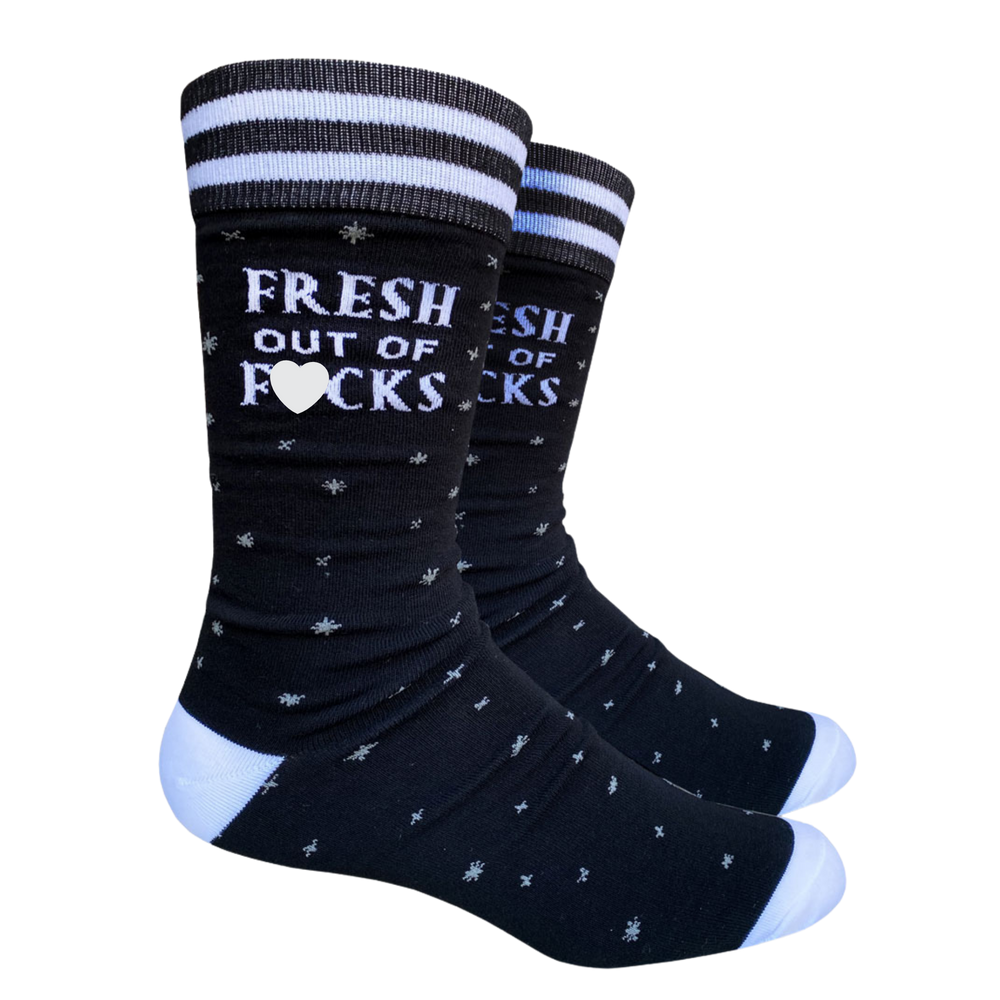 Fresh out of F**ks Socks - Large