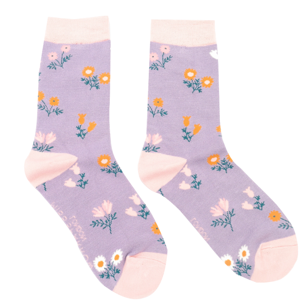 
                      
                        Dainty Floral Bamboo Socks - Miss Sparrow
                      
                    