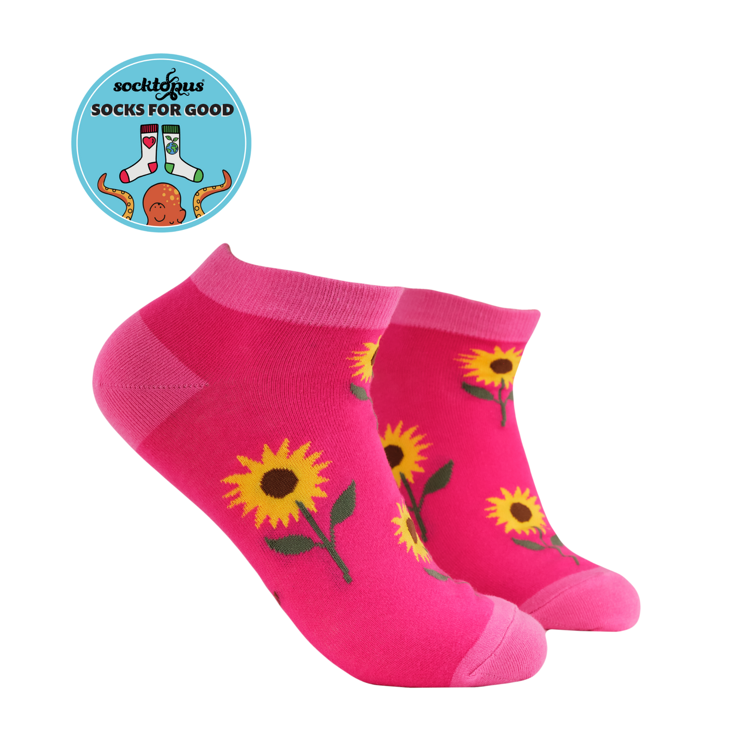 Sunflowers Trainer Socks