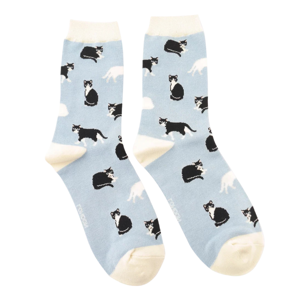 
                      
                        Black & White Cats Bamboo Socks
                      
                    