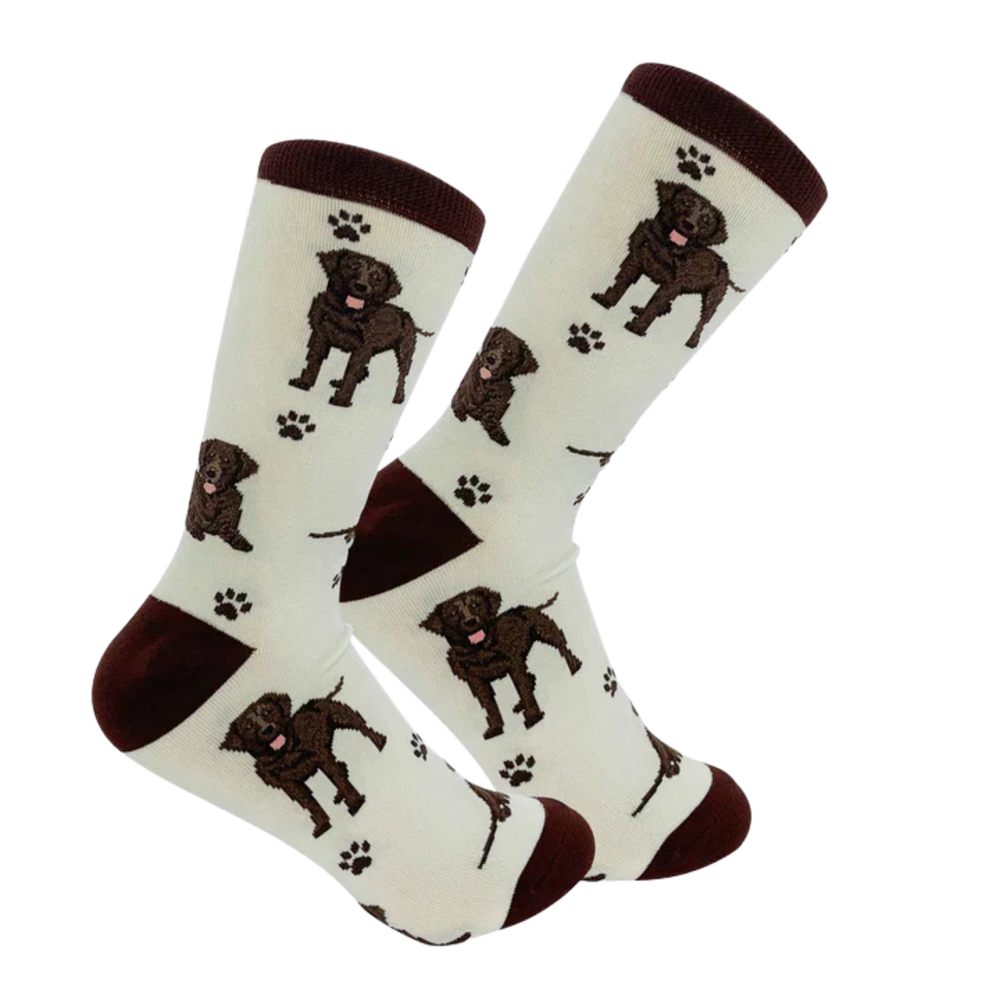 Chocolate Labrador Dog Full Body Socks