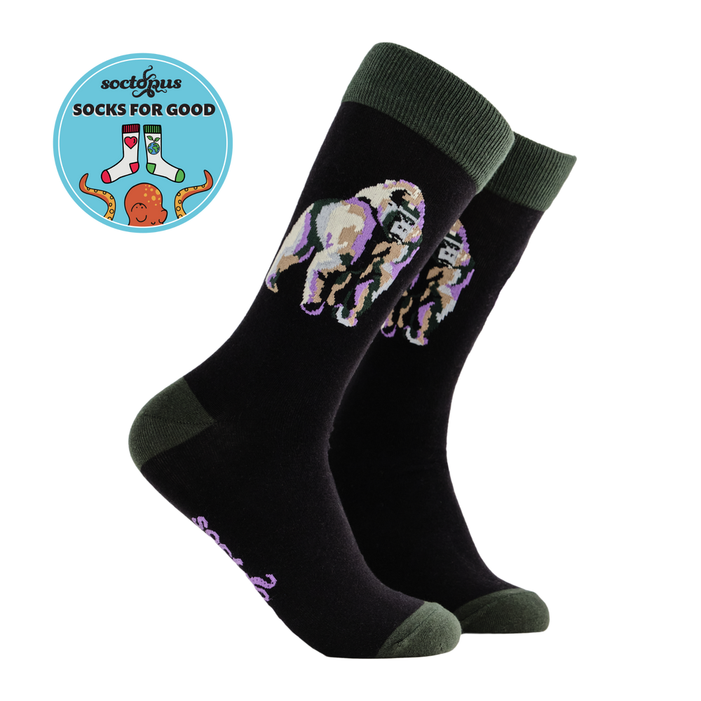 Gorilla Socks - Silverback