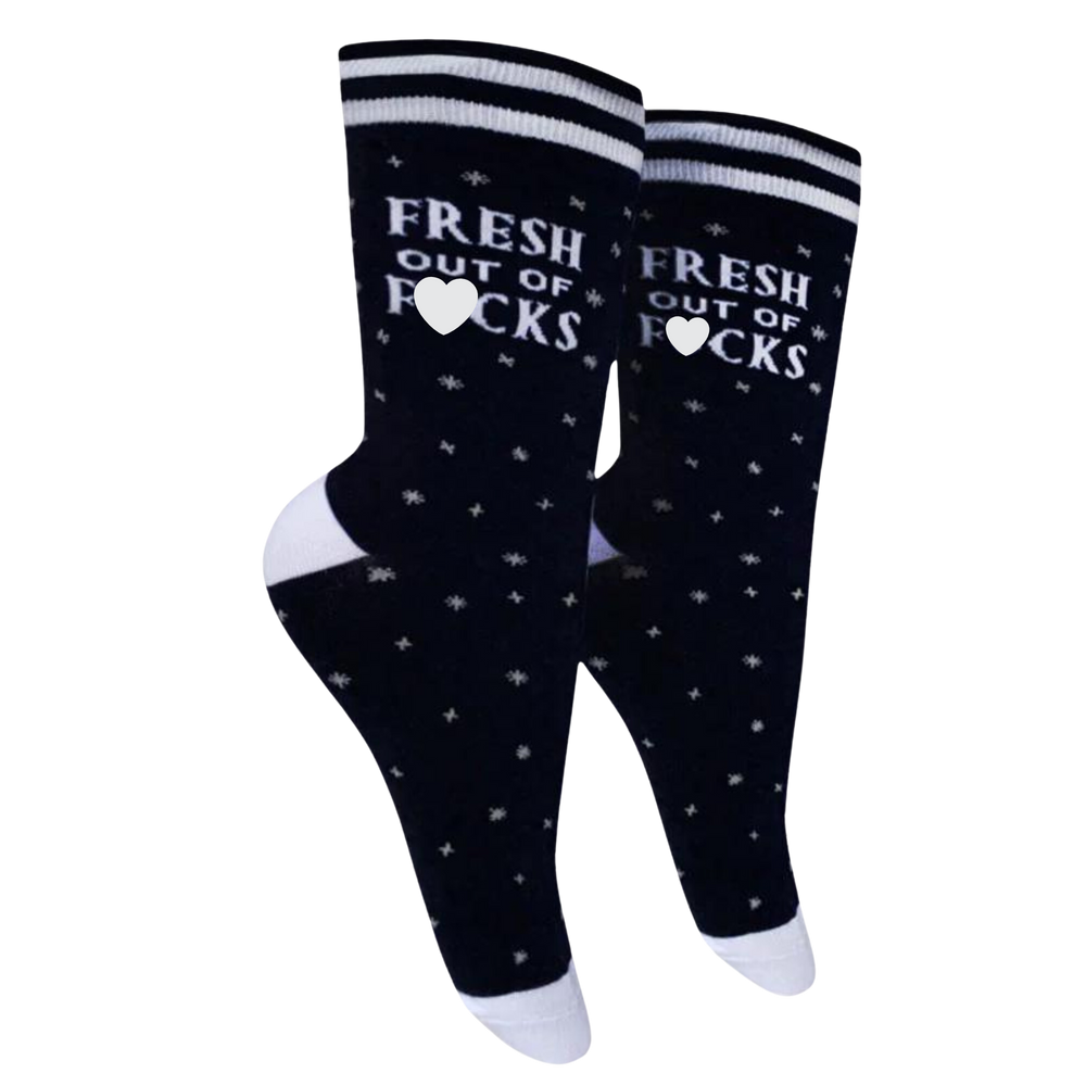 Fresh out of F**ks Socks - Small