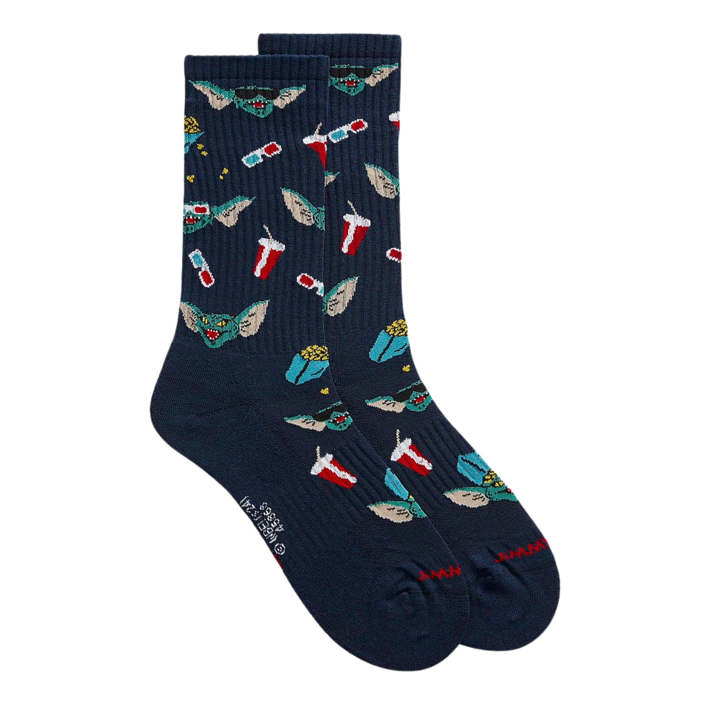 Gremlins Stripe Parties Athletic Socks