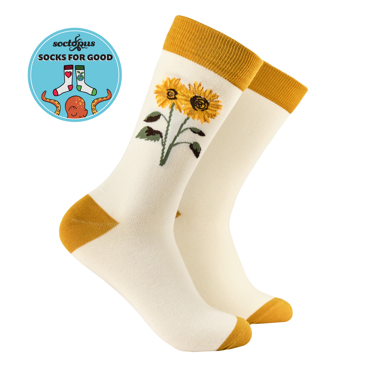 Sunflowers Bamboo Socks