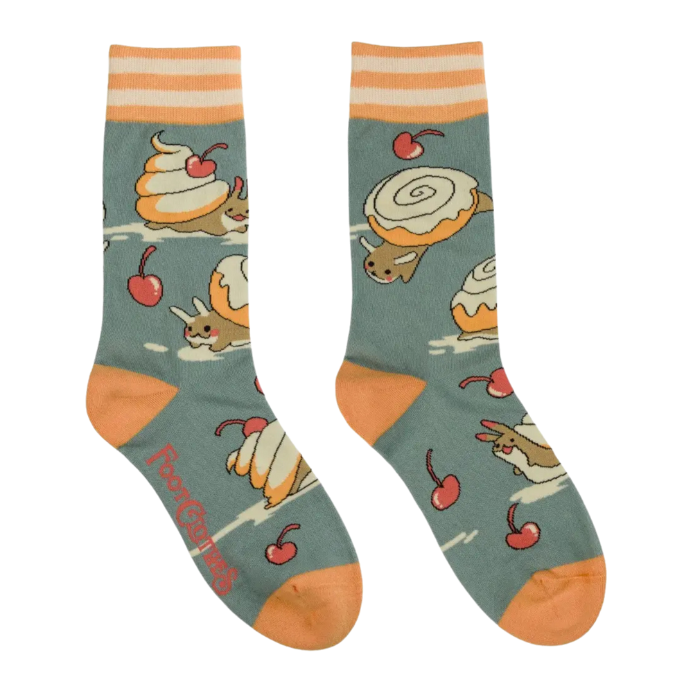 Cinnasnails Crew Socks