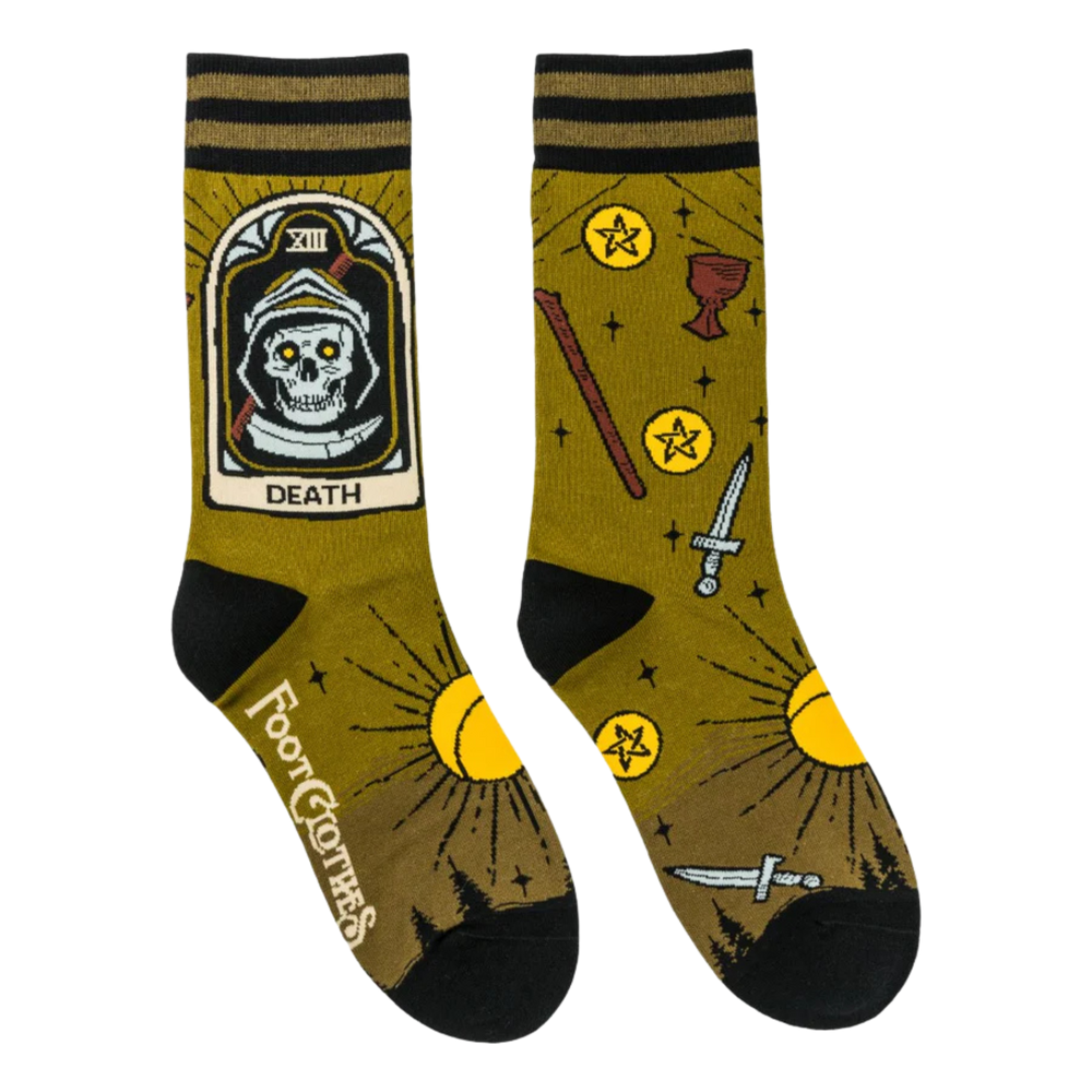 Death Tarot Nouveau Crew Socks