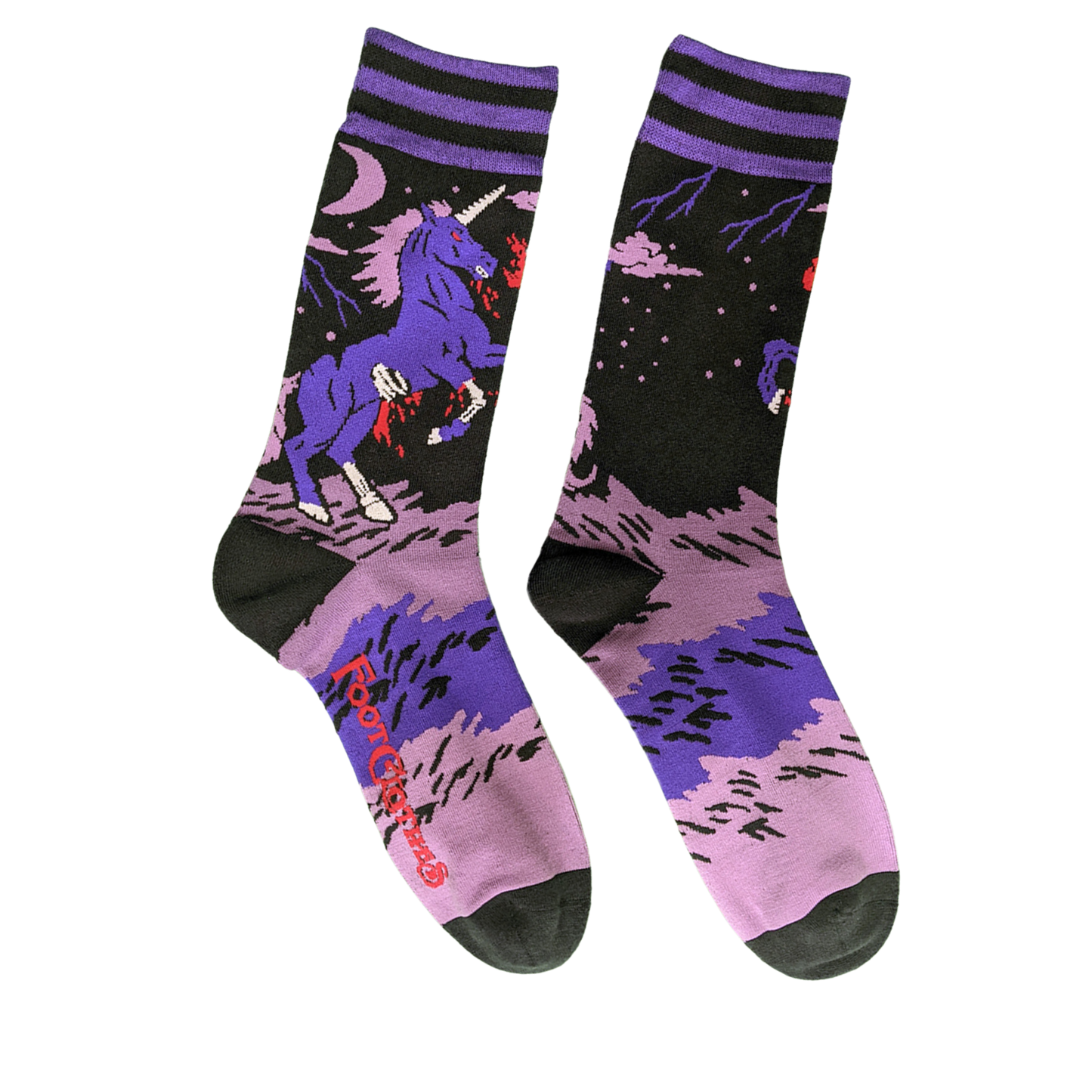 Evil AF Unicorn Socks