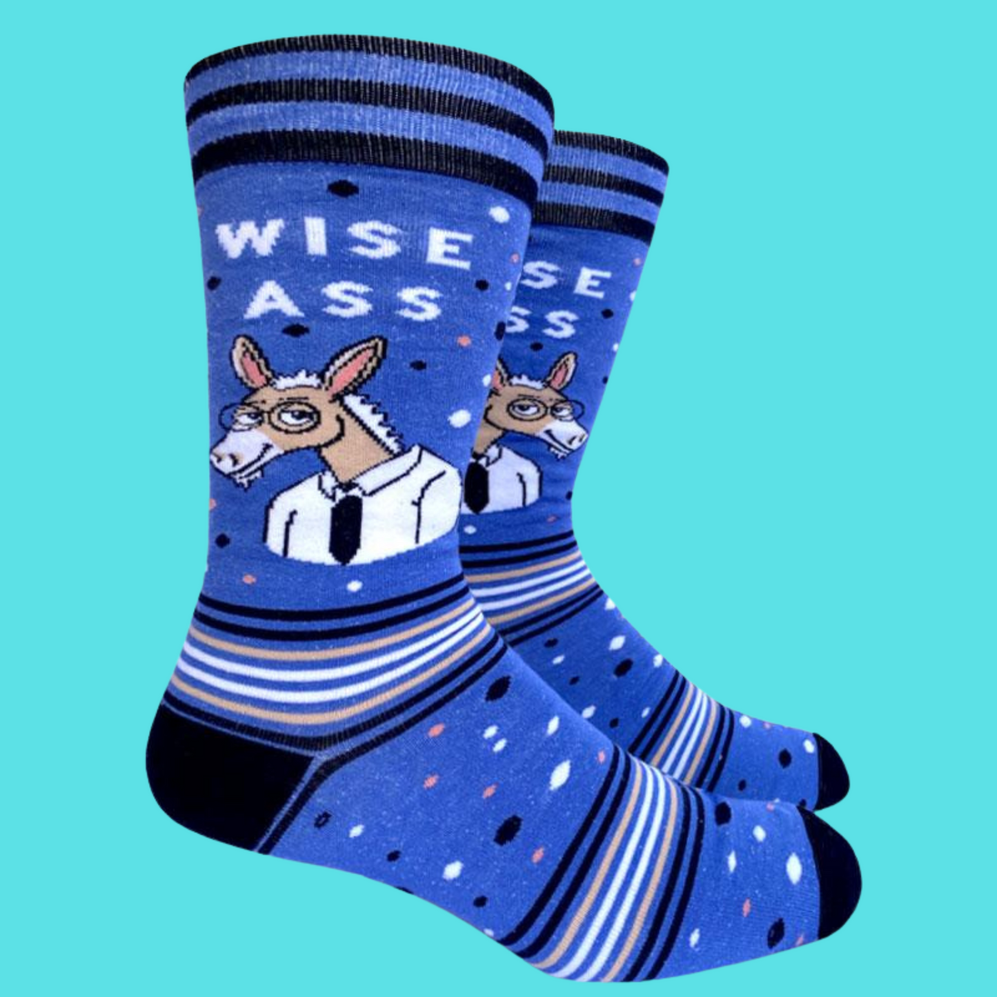 Wise Ass Slogan Socks