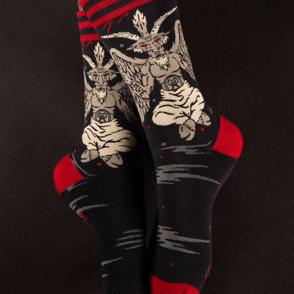 
                      
                        Evil AF Baphomet Socks
                      
                    